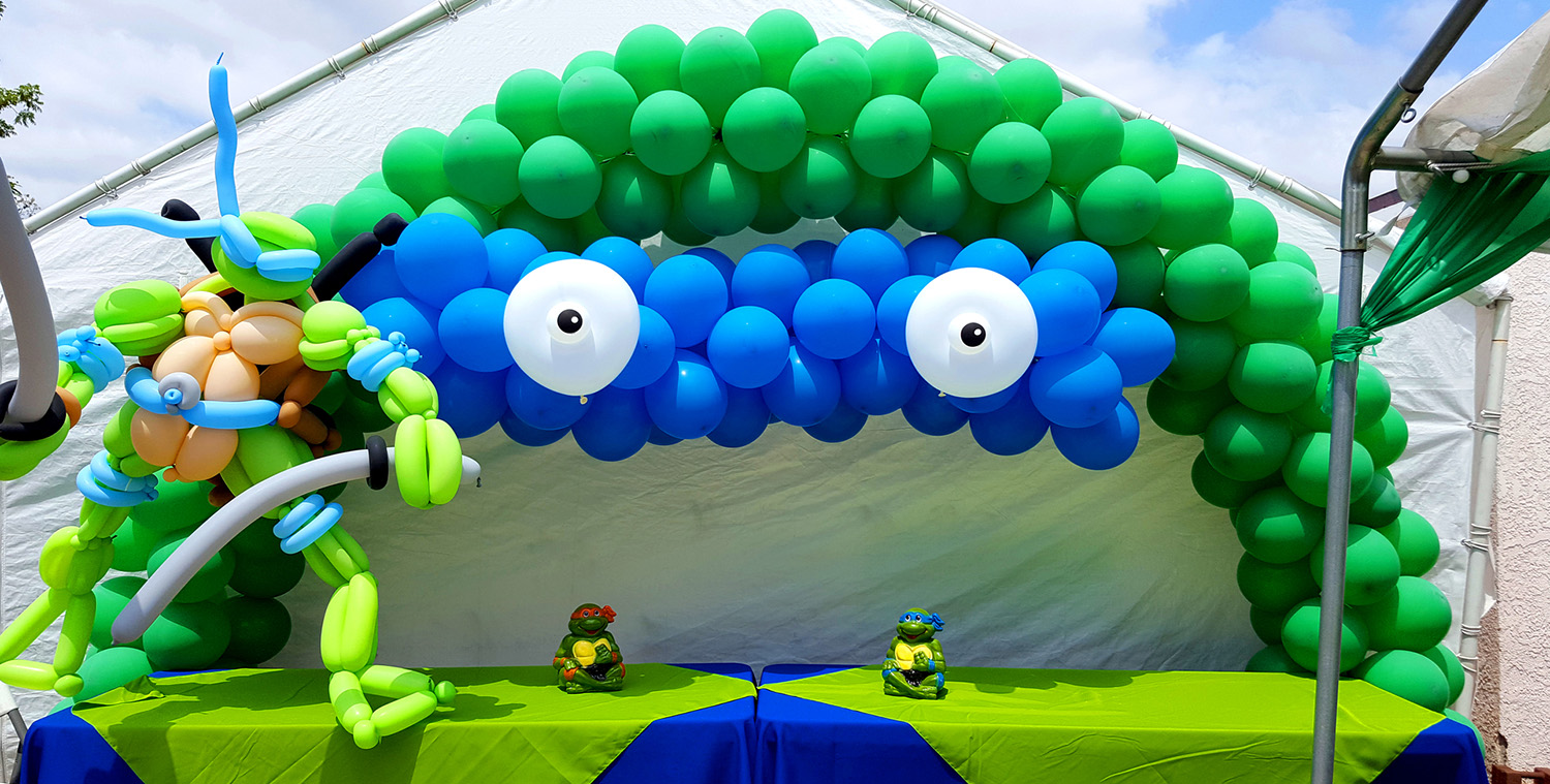 Detail Ninja Turtle Balloon Columns Nomer 42