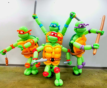 Detail Ninja Turtle Balloon Columns Nomer 49