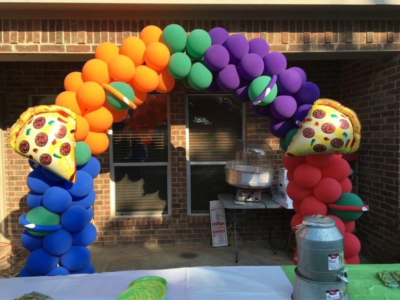 Detail Ninja Turtle Balloon Columns Nomer 8