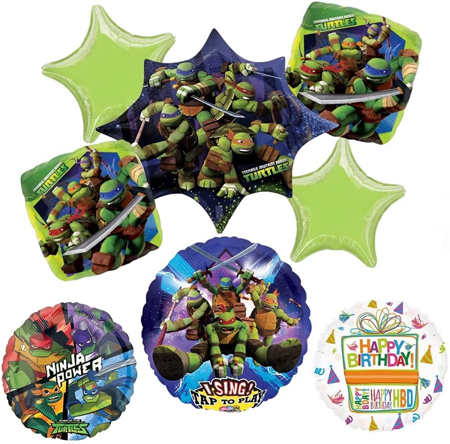 Detail Ninja Turtle Balloon Garland Nomer 29