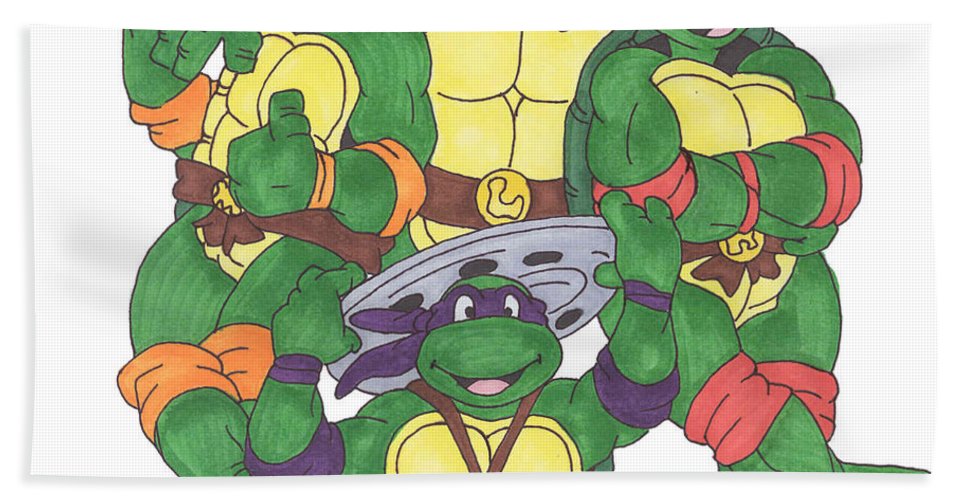 Detail Ninja Turtle Bath Towel Nomer 57