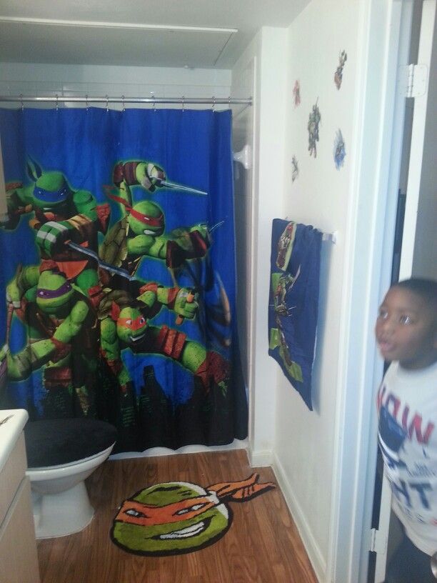 Detail Ninja Turtle Bathroom Nomer 5