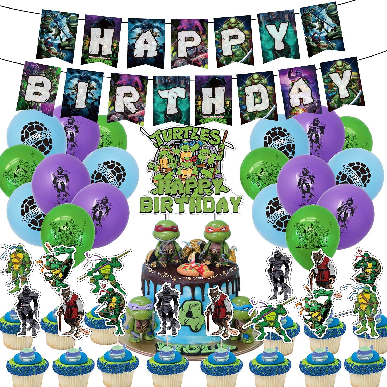 Detail Ninja Turtle Birthday Banners Nomer 11