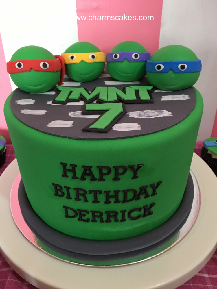 Detail Ninja Turtle Cake Design Nomer 25