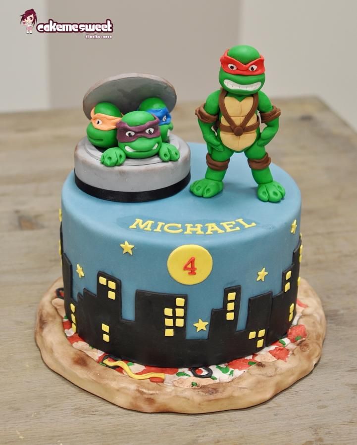 Detail Ninja Turtle Cake Designs Nomer 19