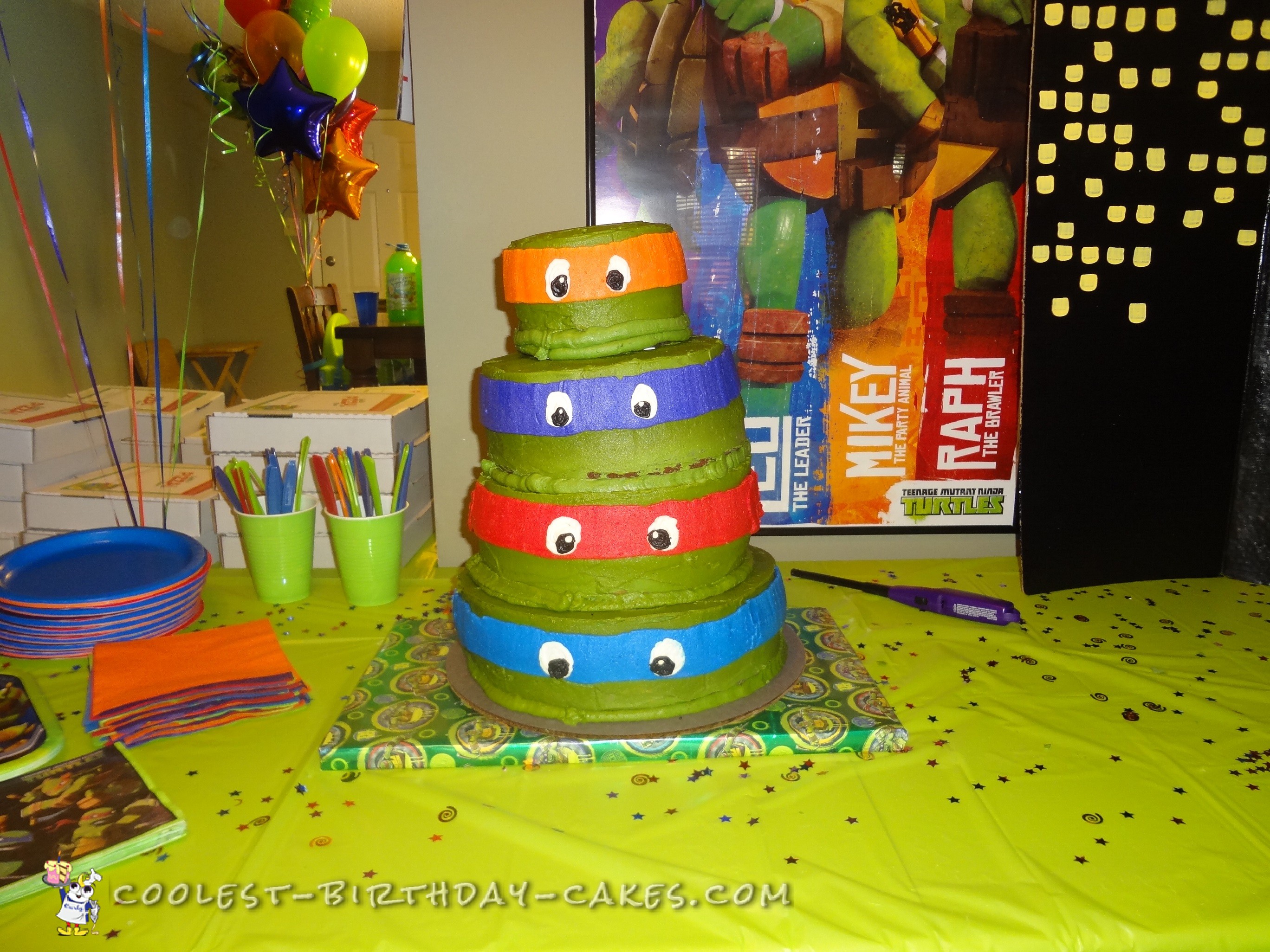 Detail Ninja Turtle Cake Designs Nomer 28