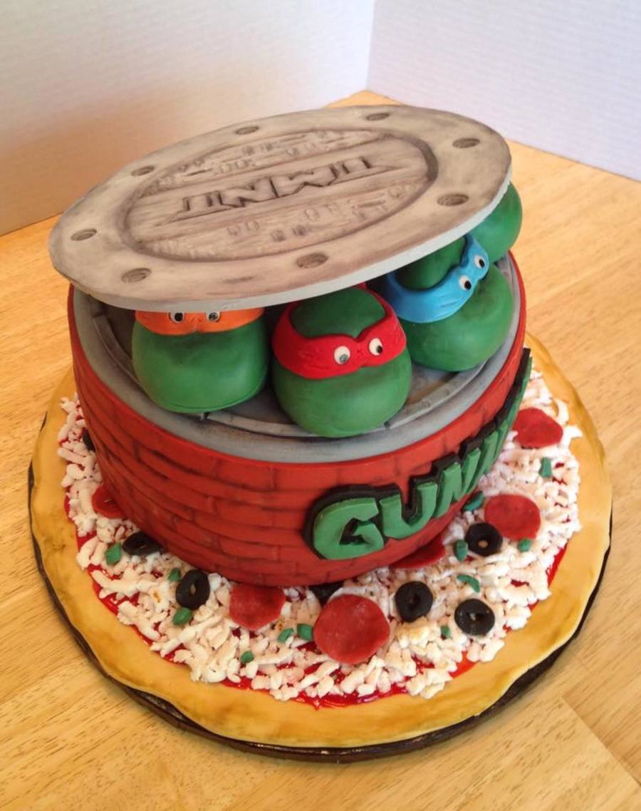 Detail Ninja Turtle Cake Designs Nomer 43