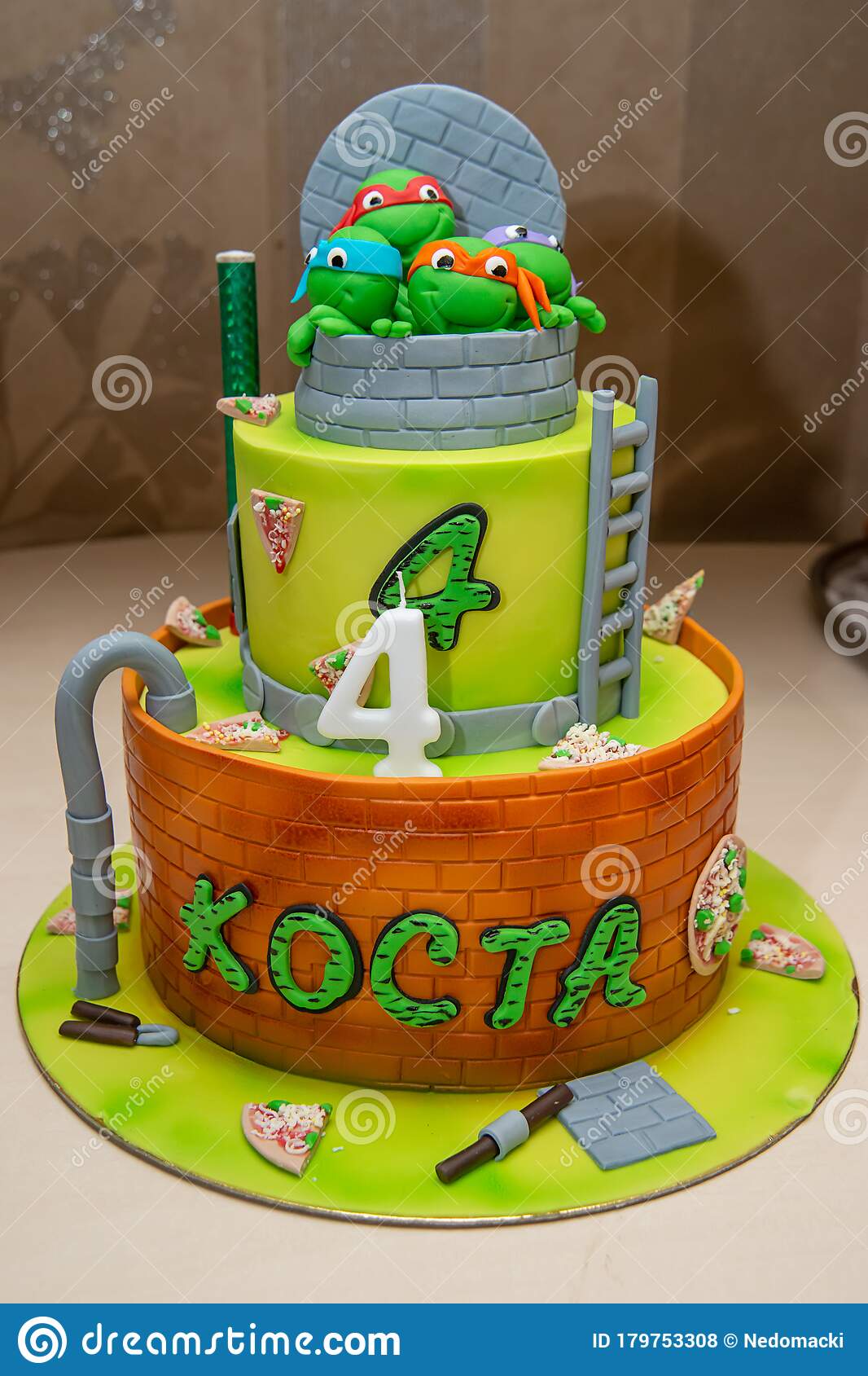 Detail Ninja Turtle Cake Designs Nomer 45