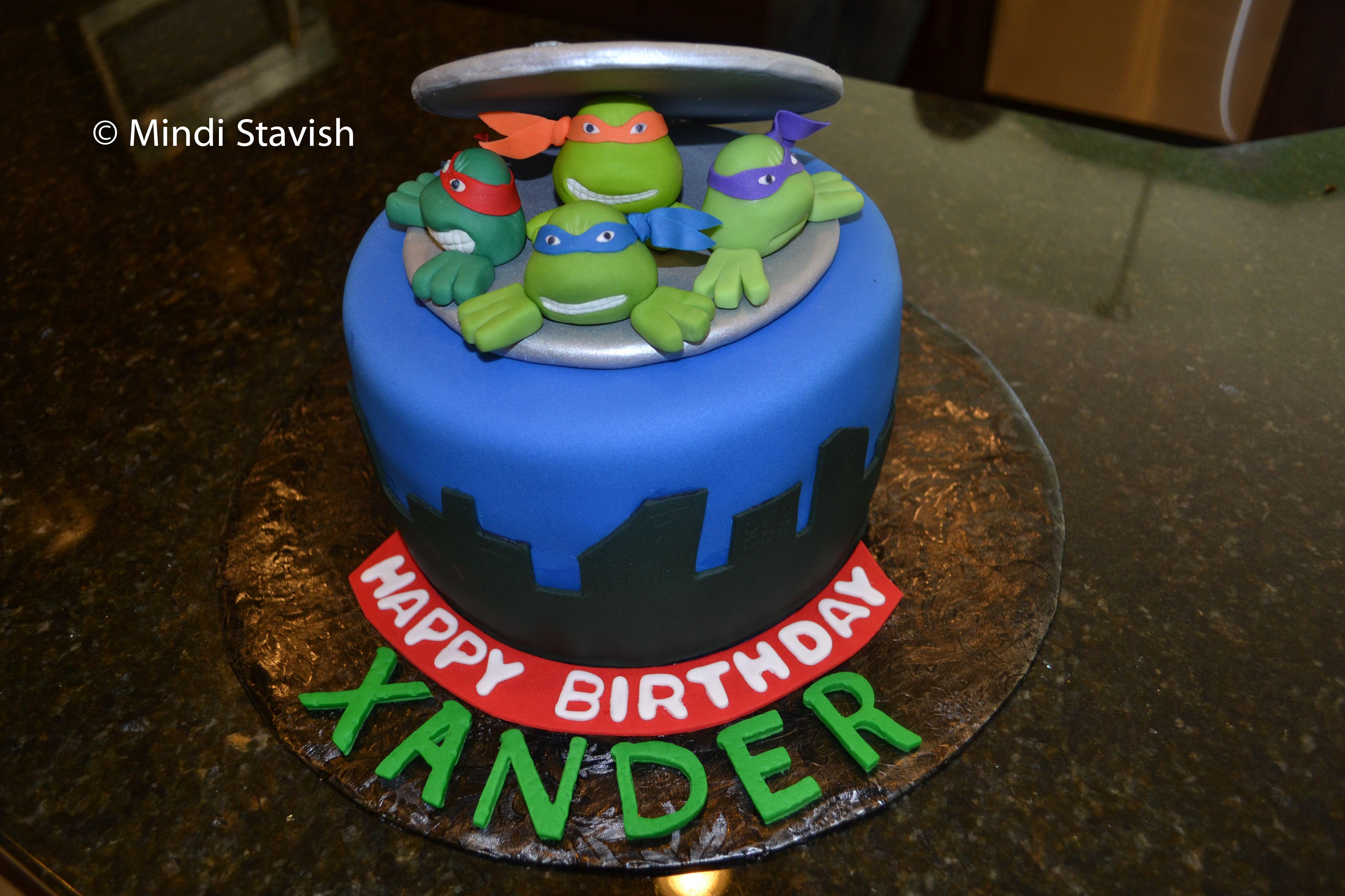 Detail Ninja Turtle Cake Designs Nomer 9