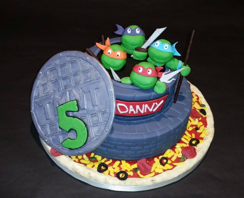 Detail Ninja Turtle Cake Pics Nomer 18