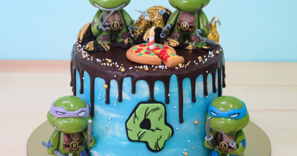 Detail Ninja Turtle Cake Pics Nomer 57