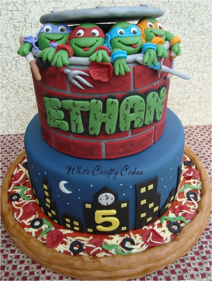 Detail Ninja Turtle Cake Pictures Nomer 16