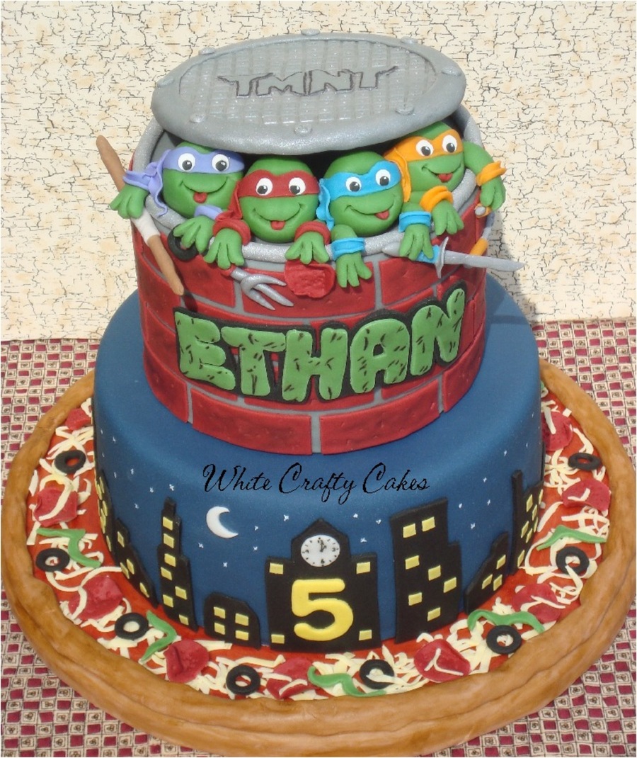 Detail Ninja Turtle Cakes Pictures Nomer 17