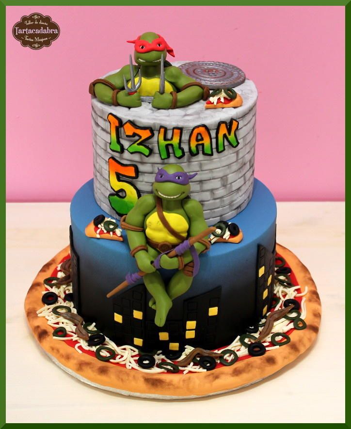 Detail Ninja Turtle Cakes Pictures Nomer 27