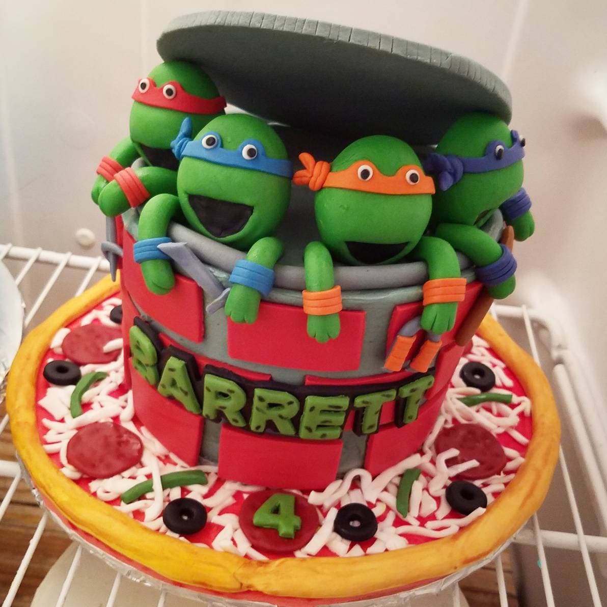 Detail Ninja Turtle Cakes Pictures Nomer 55