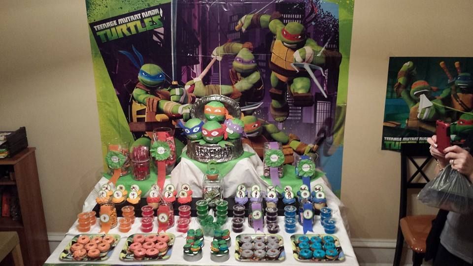 Detail Ninja Turtle Candy Table Nomer 2