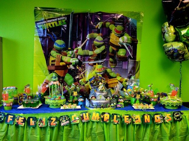 Detail Ninja Turtle Candy Table Nomer 3