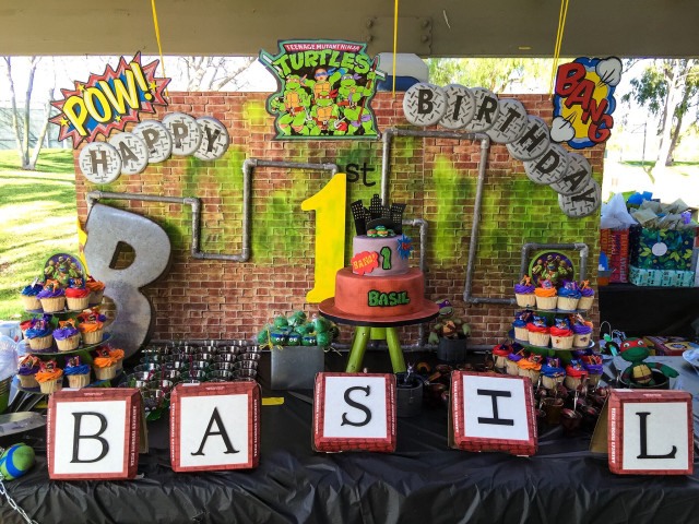 Detail Ninja Turtle Candy Table Nomer 26