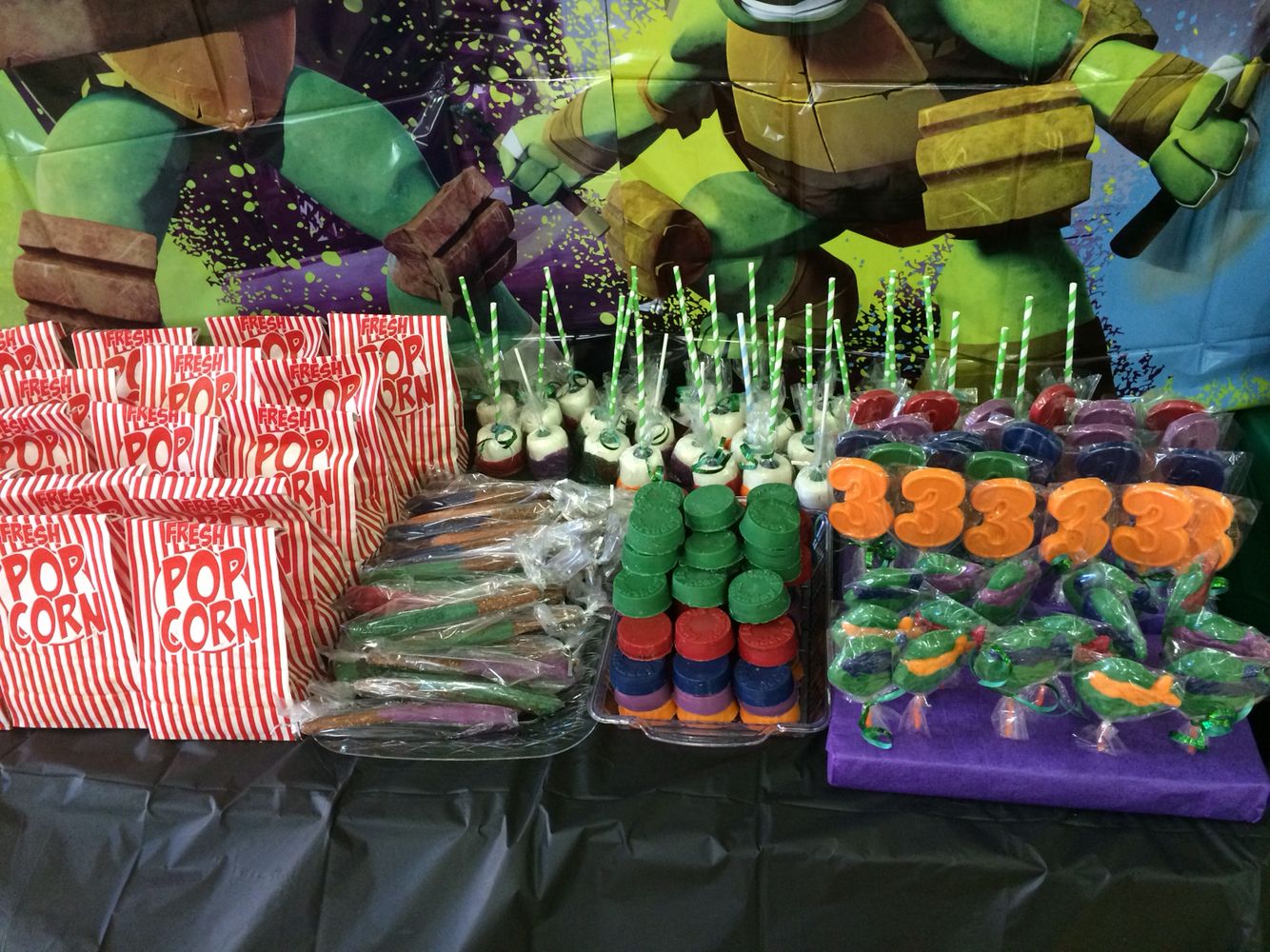 Detail Ninja Turtle Candy Table Nomer 5