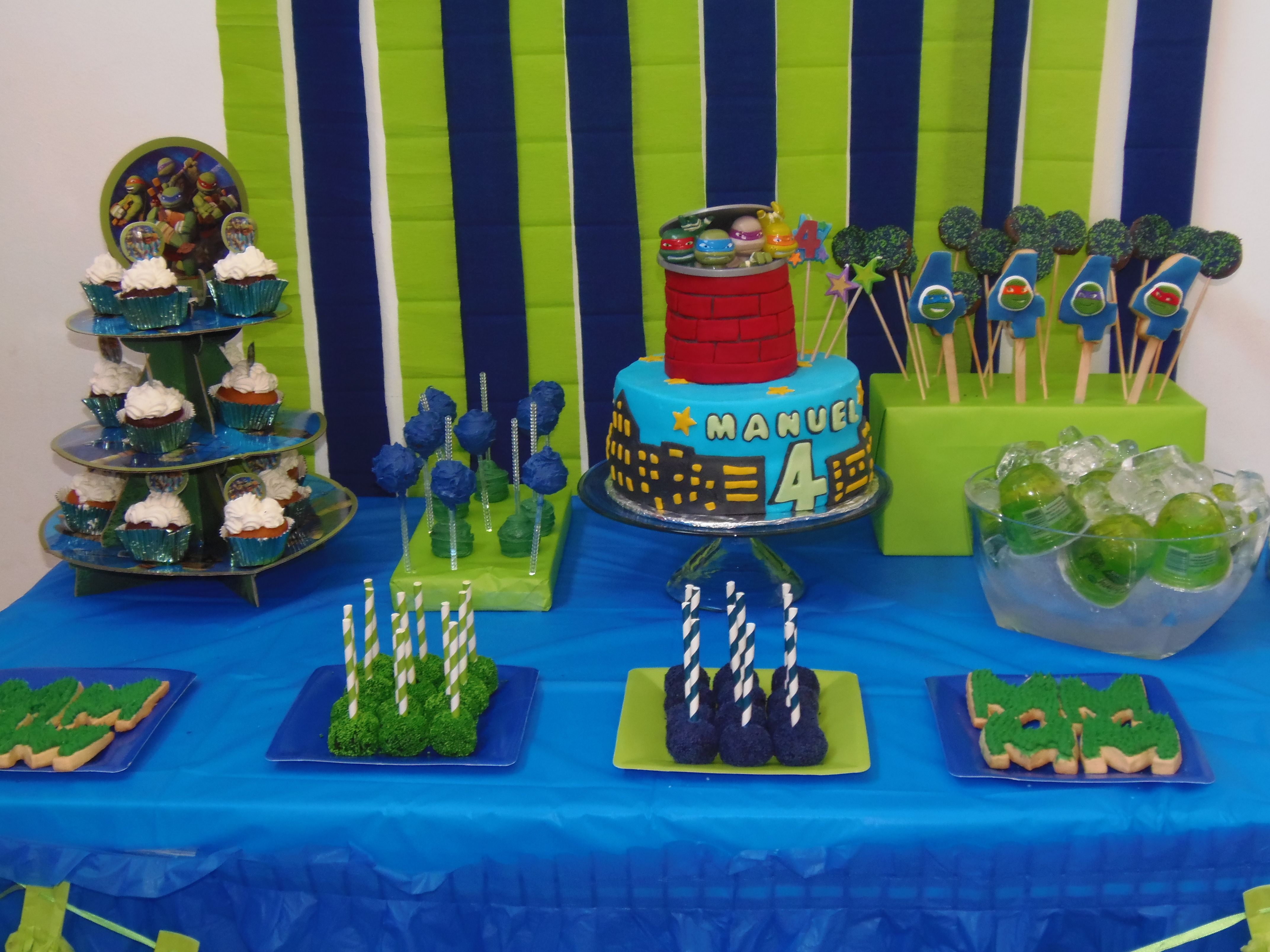 Detail Ninja Turtle Candy Table Nomer 6