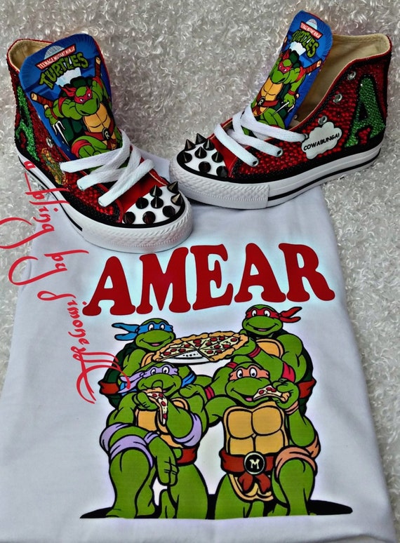 Detail Ninja Turtle Converse Shoes Nomer 36