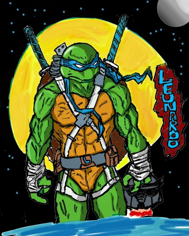 Detail Ninja Turtle Drawing Pictures Nomer 16