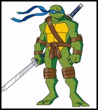 Detail Ninja Turtle Drawing Pictures Nomer 31