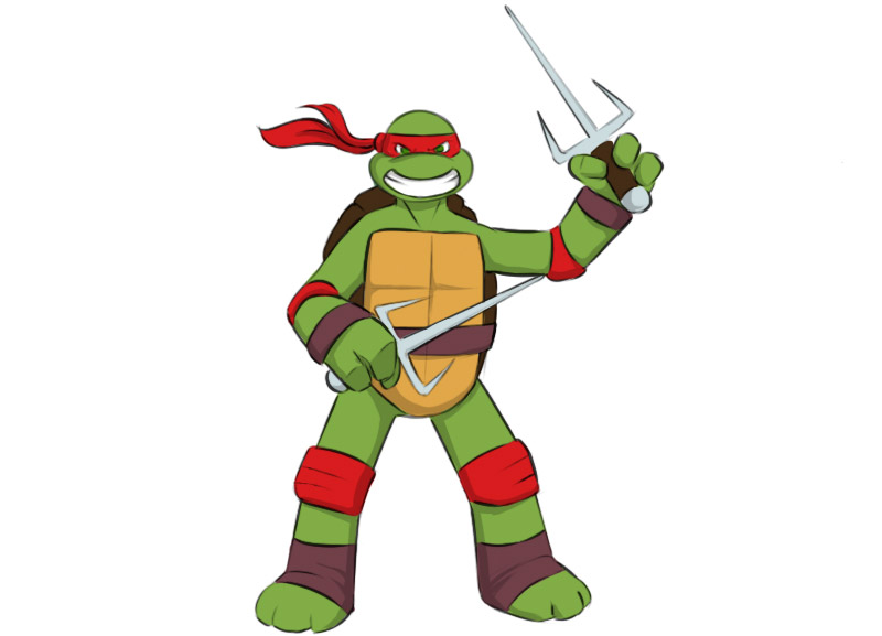 Detail Ninja Turtle Drawing Pictures Nomer 8