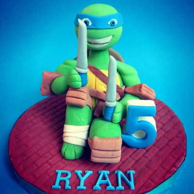 Detail Ninja Turtle Face Cake Template Nomer 18