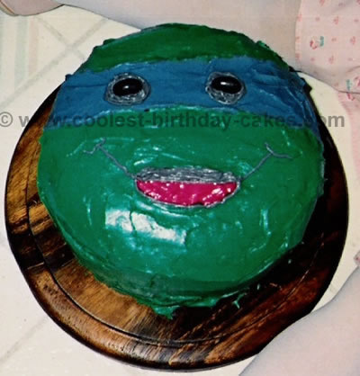 Detail Ninja Turtle Face Cake Template Nomer 24