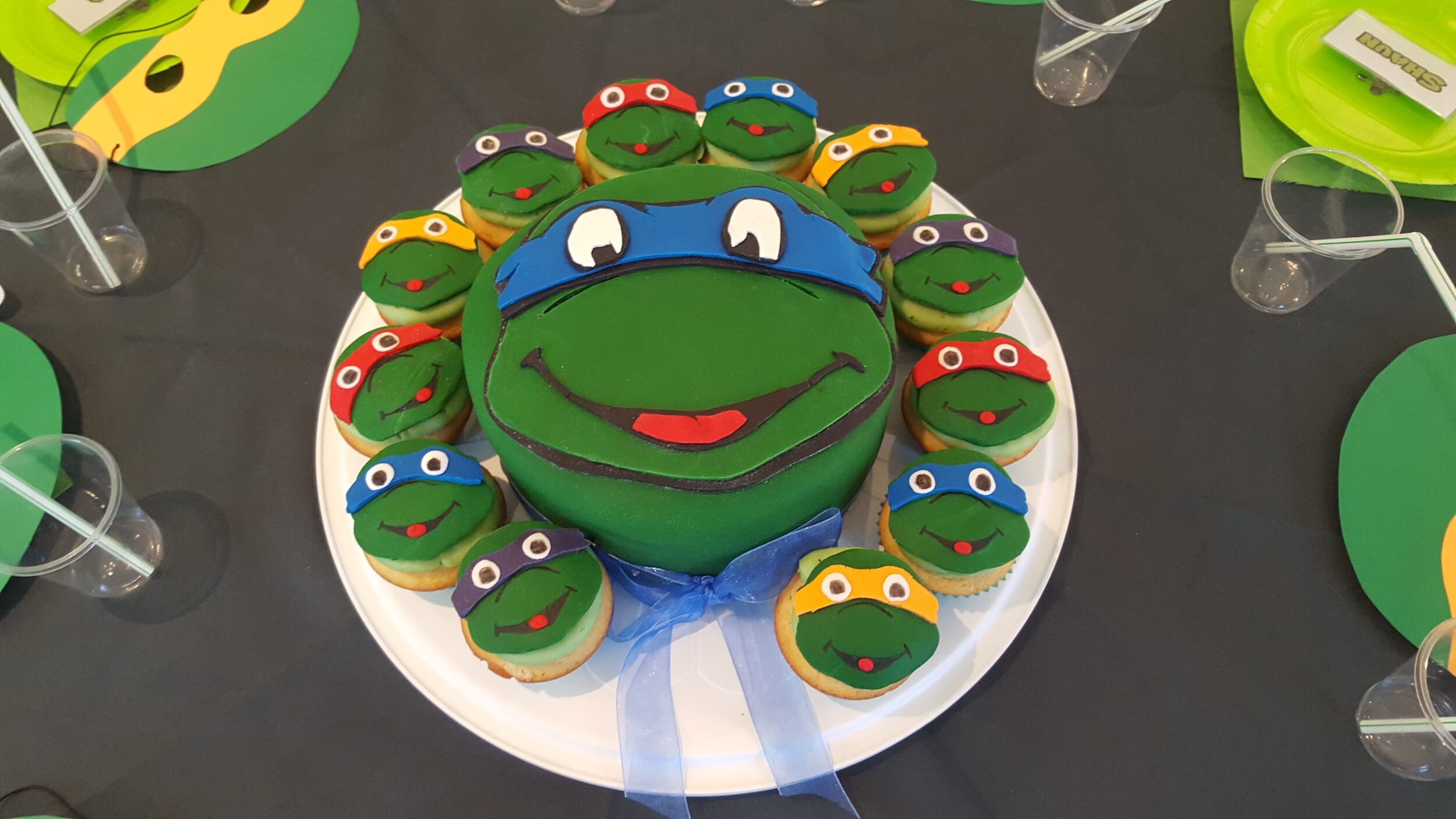 Detail Ninja Turtle Face Cake Template Nomer 28