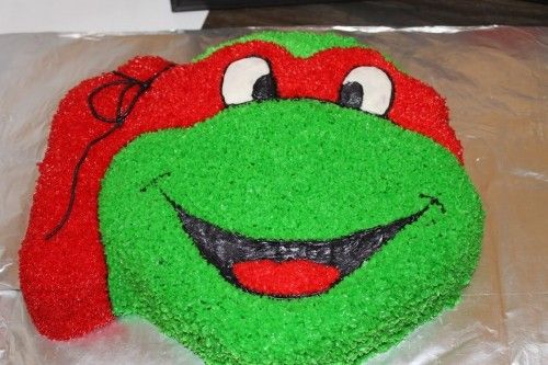 Detail Ninja Turtle Face Cake Template Nomer 7