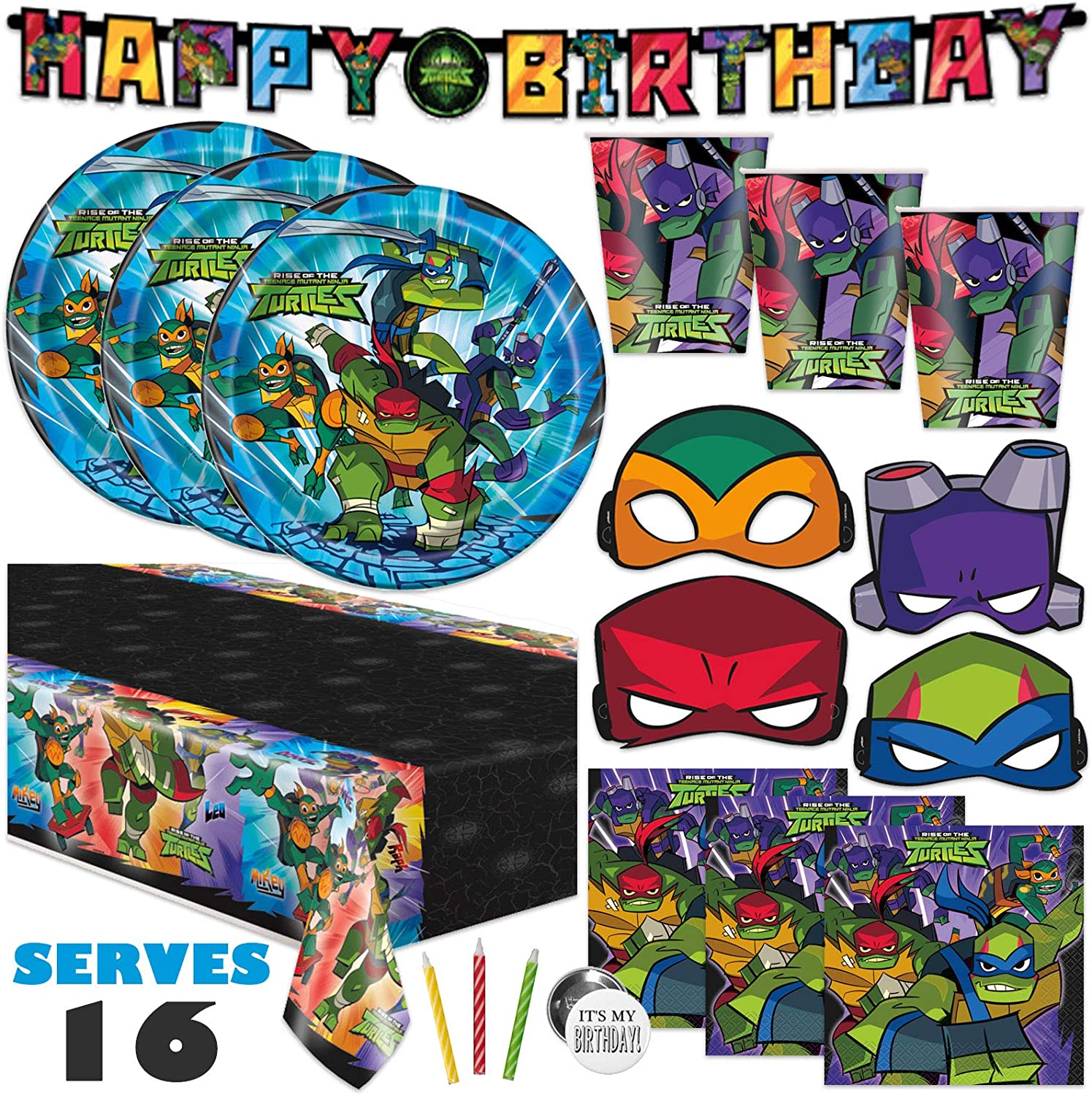 Detail Ninja Turtle Happy Birthday Banner Nomer 36