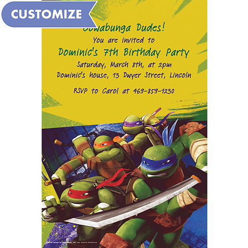 Detail Ninja Turtle Happy Birthday Banner Nomer 37