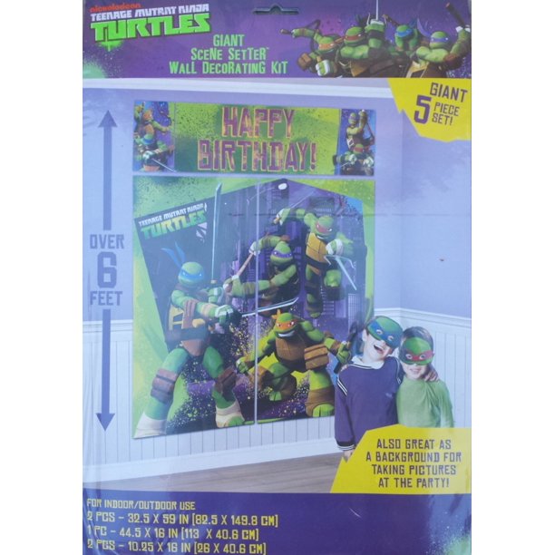 Detail Ninja Turtle Happy Birthday Banner Nomer 44