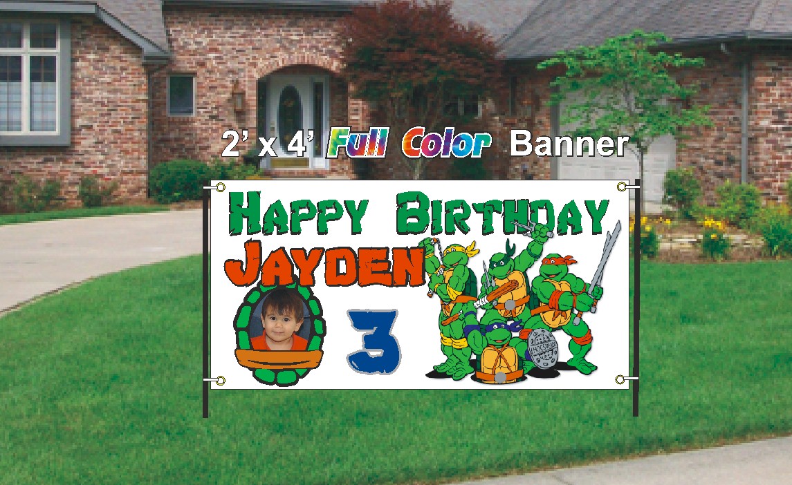 Detail Ninja Turtle Happy Birthday Banner Nomer 45