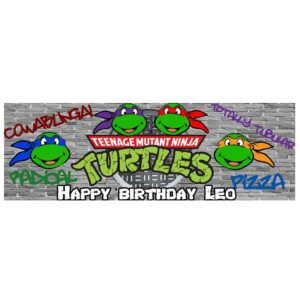 Detail Ninja Turtle Happy Birthday Banner Nomer 51