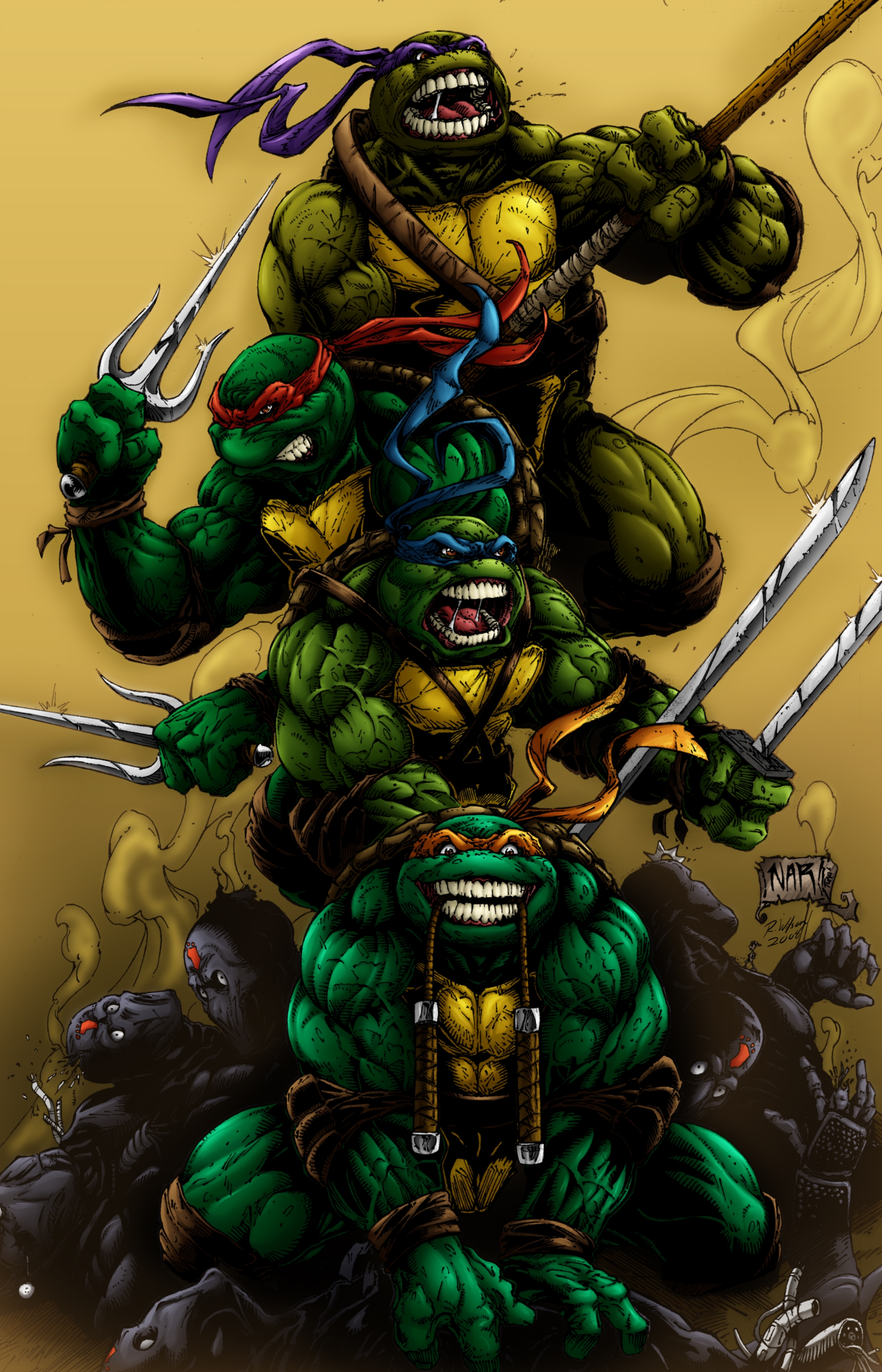 Detail Ninja Turtle Hd Wallpaper Nomer 20