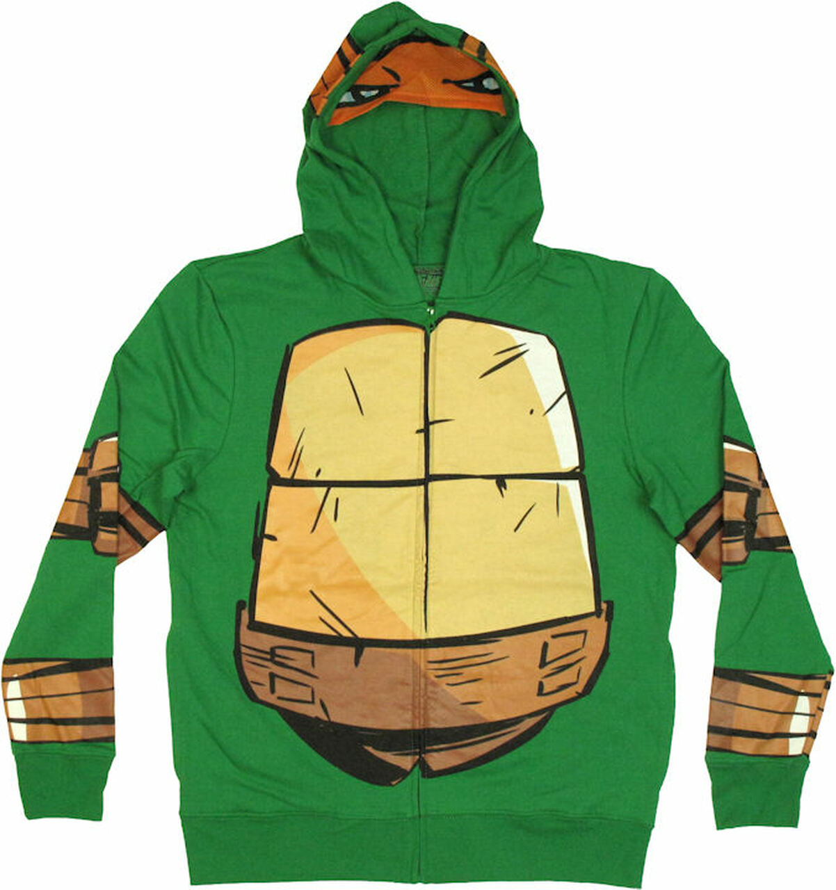 Detail Ninja Turtle Jacket With Mask Nomer 15