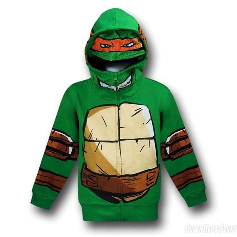 Detail Ninja Turtle Jacket With Mask Nomer 39