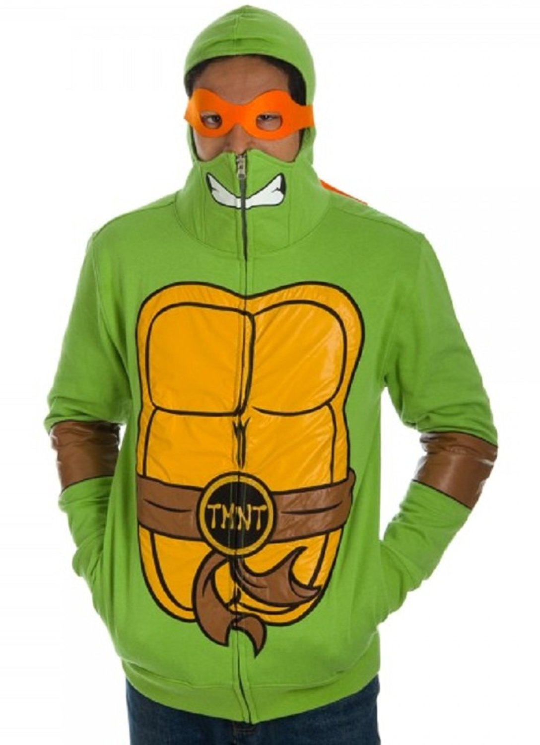 Detail Ninja Turtle Jacket With Mask Nomer 8