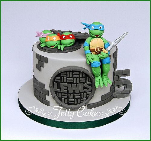 Detail Ninja Turtle Leonardo Cake Nomer 2