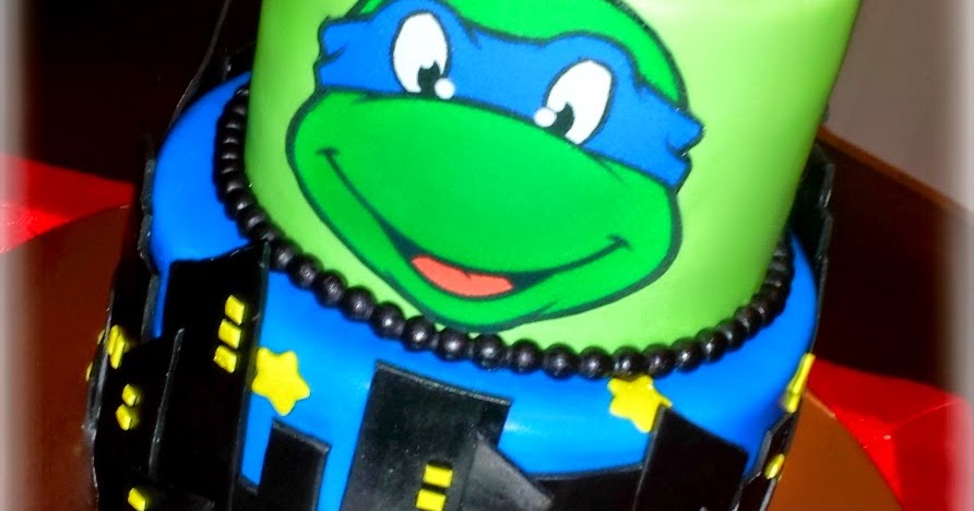 Detail Ninja Turtle Leonardo Cake Nomer 27