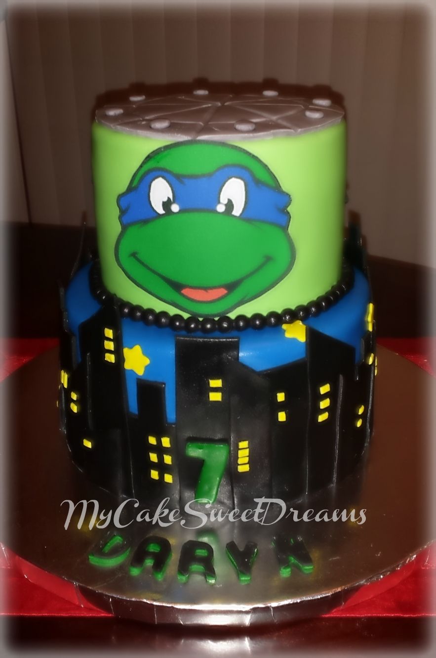 Detail Ninja Turtle Leonardo Cake Nomer 4