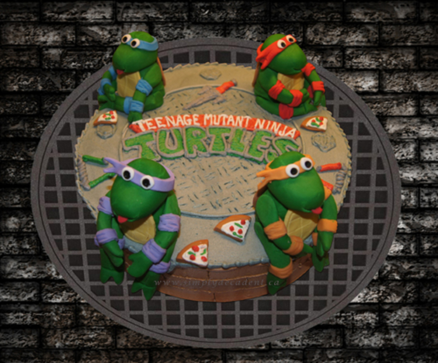 Detail Ninja Turtle Leonardo Cake Nomer 34