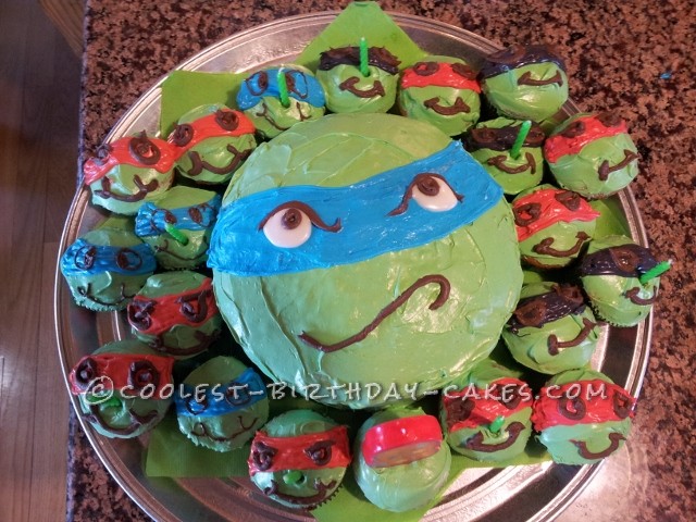 Detail Ninja Turtle Leonardo Cake Nomer 39