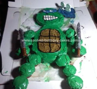 Detail Ninja Turtle Leonardo Cake Nomer 52