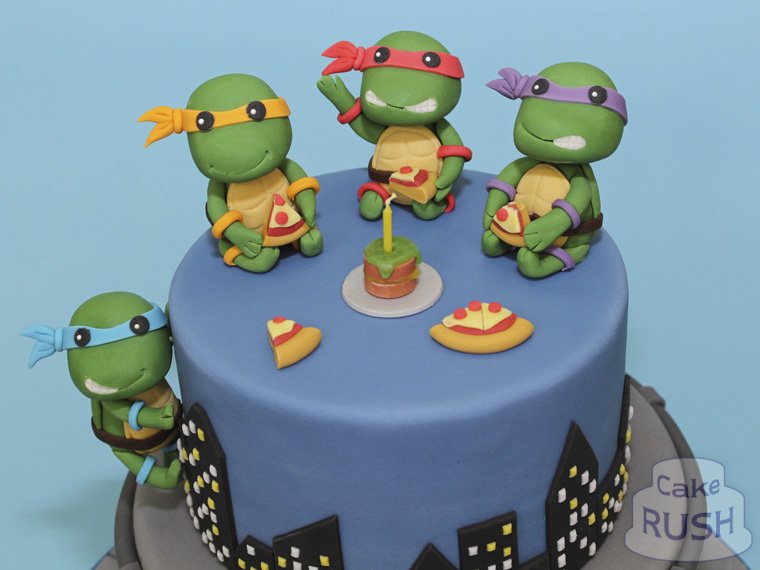 Detail Ninja Turtle Leonardo Cake Nomer 53