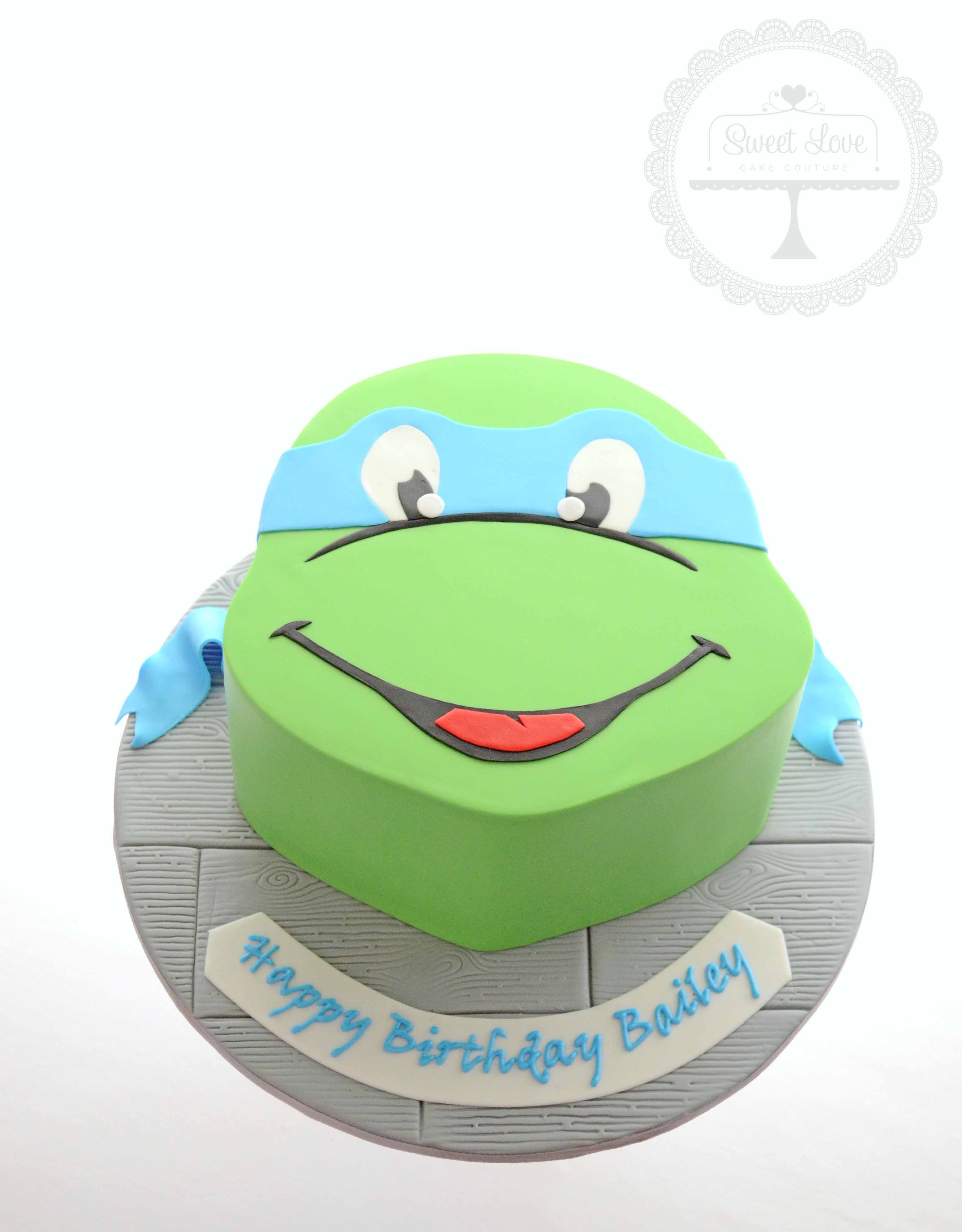 Detail Ninja Turtle Leonardo Cake Nomer 9