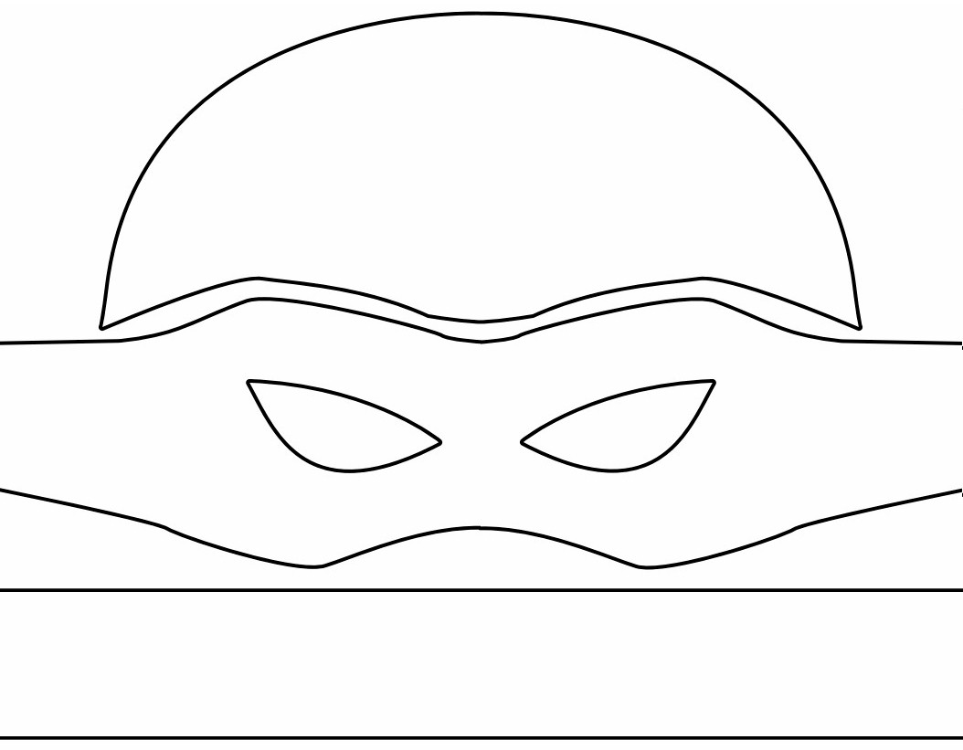 Detail Ninja Turtle Masks Template Nomer 22